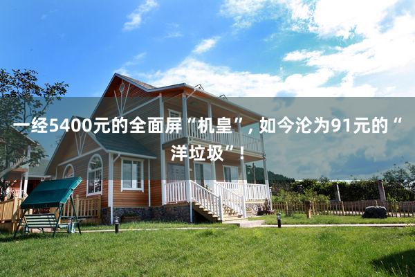 一(yī)經5400元的(de)全面屏“機(jī)皇”, 如(rú)今淪為(wèi)91元的(de)“洋垃圾”!